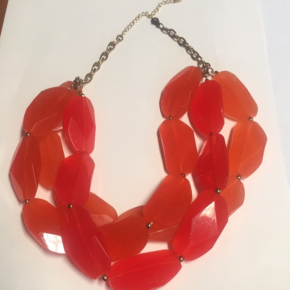 Coral Statement Necklace